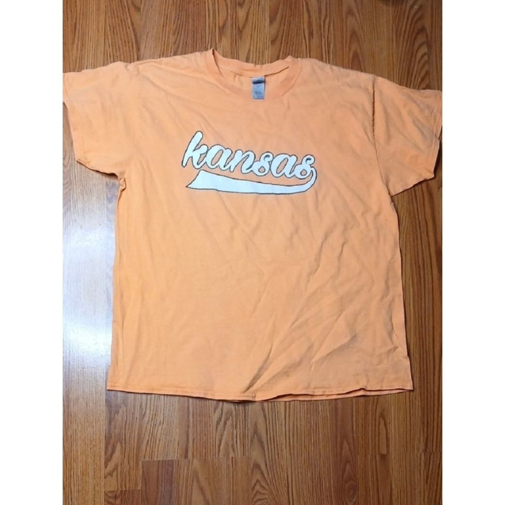 Gildan Light Orange Kansas Tee